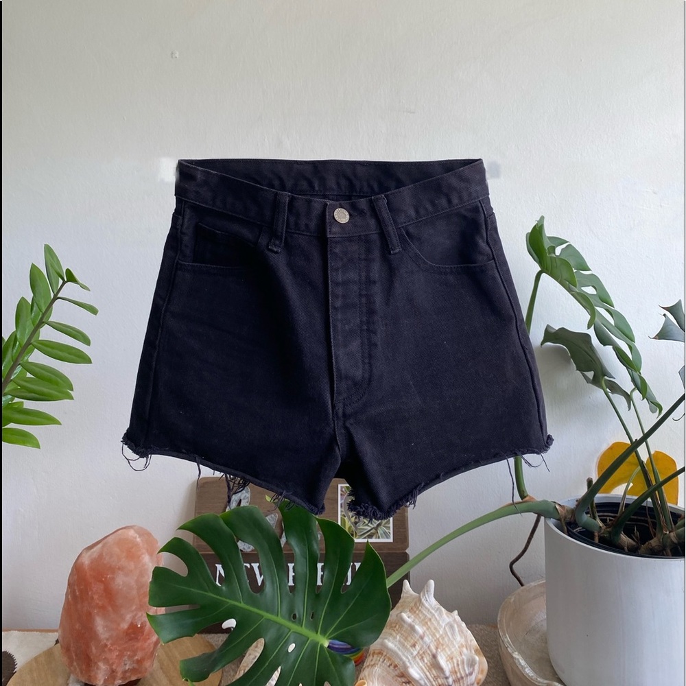 Black brandy shorts